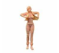 ZEDACAKAI Figura 1/35 de anime de boxeo con un modelo de belleza qipao escena en miniatura GK necesita ser coloreada por ti mismo No5