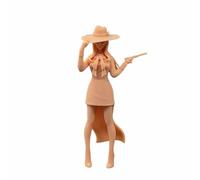 ZEDACAKAI Figura 1/43 Anime Girl with a Gun Male Knight With Gun Model Miniature scene GK Need To Be Colored By YourselfNo8