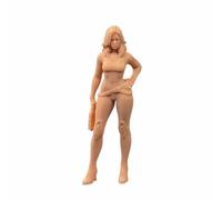 ZEDACAKAI Figura 1/43 Anime Girl with a Gun Male Knight With Gun Model Miniature scene GK Need To Be Colored By YourselfNo5