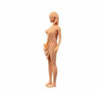 ZEDACAKAI Figura 1/72 Linda chica en albornoz Modelo Escena en miniatura GK Need To Be Colored By YourselfNo5