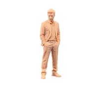 ZEDACAKAI Figura coleccionable de cine y televisión de 1/43, figura de arte coleccionable de ciudad de moda, estatua de exhibición en miniatura, escena de modelo de anime, necesita ser coloreada por