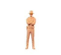 ZEDACAKAI Figura coleccionable de personajes de ciudad con sombrero, modelo de escena en miniatura, GK, necesita ser coloreada por ti mismo No2