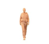ZEDACAKAI Figura coleccionable de personajes de ciudad de arte con sombrero, modelo de escena en miniatura, GK, necesita ser coloreado por ti mismo No4