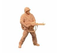 ZEDACAKAI Figura de soldados de la Segunda Guerra Mundial de 1/24 Stormtrooper guerrero modelo escena en miniatura GK necesita ser coloreado por ti mismo No4