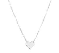 ZEDARO Collar de Acero Inoxidable de Amor Simple Collar en Forma de corazón de melocotón Salvaje de Moda