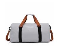 ZEDEVB Bolsa de deporte para gimnasio, esterilla de yoga fija, bolsa de viaje portátil para mujer y hombre, Gray, Talla única