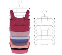 ZEDODIER 2 Pack Tank Top Hanger Space Saving Bra Hangers Non-Slip Ha