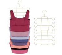 ZEDODIER Percha para Camisetas sin Mangas, Paquete de 2 Perchas para Brasier Que ahorran Espacio, Soporte Antideslizante para brasieres Deportivos, organizadores de Armario y Almacenamiento para