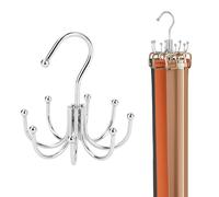 ZEDODIER Percha para cinturón, Paquete de 2 organizadores de Accesorios de Armario, Capacidad máxima de Almacenamiento de 24, Gancho de Almacenamiento para cinturón, Sujetador, Camiseta sin Mangas,