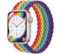 Zedoli Correa trenzada Solo Loop compatible con Apple Watch Band de 1.77 pulgadas, 1.73 pulgadas, 1.65 pulgadas, 1.99 pulgadas, para hombres, correa elástica ajustable de nailon para iWatch Series 9,