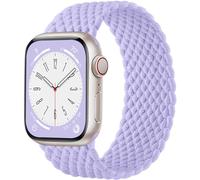 Zedoli Correa trenzada Solo Loop compatible con Apple Watch de 1.772 pulgadas, 1.732 pulgadas, 1.654 pulgadas, 1.932 pulgadas, para hombre, ajustable, elástica, de nailon, correas deportivas para