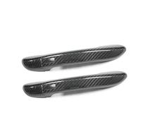 ZEEBQHKLW Accesorios Coche para VW CC 2008-2016 Cubierta De Manija De Puerta De Fibra De Carbono Real para Automóvil, Pegatina para Marco Moldura Exterior Piezas modificación(2 Puertas-2 SENSORES)