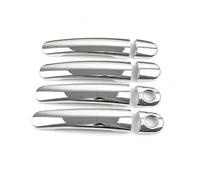 ZEEBQHKLW Accesorios Coche para VW para Golf 4 para Jetta para B&Ora MK4 1999-2004 para P&assat B5 1997-2005 Cubiertas Manijas Puertas Exteriores Automóviles Decoración Piezas modificación(Silver 4)