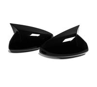 ZEEBQHKLW Cubierta del Espejo retrovisor para A-UDI A1 Sportback 2019 2020 2021 2022 2023 Cubierta Espejo retrovisor Lateral Tapa la ala Puerta Exterior Borde la Caja visión Trasera(Negro Brillante)