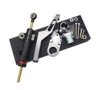 ZEEBQHKLW Estabilizador del Manillar Kit Montaje Soporte Estabilizador Direccional Aluminio Amortiguador Dirección Ajustable Motocicleta para Kawasaki ZX6R 2009 2010 2011 2012 2013-2022(Set 14)