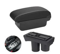 ZEEBQHKLW Para P&eugeot 301 Para C&itroen Para C-elysee 2014 2015 2016 Reposabrazos Caja Reposabrazos Coche Piezas Reequipamiento Caja Almacenamiento Interior Accesorios(C3 NO USB)