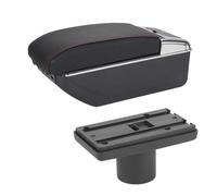 ZEEBQHKLW Para Seat Para Ibiza 6j 6L Reposabrazos Caja De Almacenamiento Central Reposabrazos De Coche Detalles Interiores Reequipamiento Accesorios(B1 7USB)