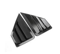 ZEEBQHKLW Para Toyota C-HR CHR 2016 2017 2018 2019 2020 2021 2022 Pegatinas para La Cubierta Las Ventanas Traseras Molduras Triangulares para Contraventanas Accesorios(Carbon Fiber Style)