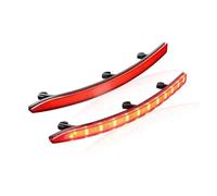 ZEEBQHKLW Para VW para Tiguan 5N 2008 2009 2010 2011 2012 2013 2014 2015 Parachoques Trasero Reflector De Freno De Cola Luz Antiniebla Accesorios(Red Lens)