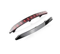 ZEEBQHKLW Para VW para Tiguan 5N 2008 2009 2010 2011 2012 2013 2014 2015 Parachoques Trasero Reflector De Freno De Cola Luz Antiniebla Accesorios(Black Lens)