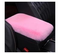 ZEEBQHKLW Reposabrazos de coche de felpa cojín para consola central funda para brazo almohadillas para guardar y ordenar decoración interior del automóvil Accesorios(Pink)