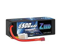 Zeee 4S Lipo 14.8V 80C 6500mAh RC Batería Hardcase con Conector T | Batería RC para Carro, camión, Tanque RC Buggy Truggy Racing Hobby
