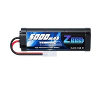 Zeee 7.2V 5000mAh NIMH Batería RC Compatible con Conector Tamiya para RC Car RC Truck RC Hobby