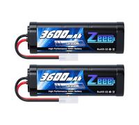 Zeee RC NiMH Batería 7.2V 3600mAh RC Batería para RC Car RC Truck RC Hobby (2 Unidades)
