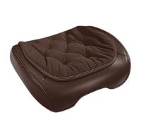 ZEEGII Fundas Asientos Coche para Ford Fusion 2007-2023 2024 2025, Fundas Asientos Delanteros, Cojín Antideslizante para Asiento De Coche, Transpirable, Suave Y Cómodo,Brown