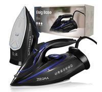 ZEEGMA EISIG BASE Plancha con Cable 3100 W con Revestimiento Cerámico, Planchado a Vapor y en Seco, Salida de Vapor de hasta 40 g/min, Depósito de 320 ml Autolimpieza, Anti-Drip y Anti-Calc