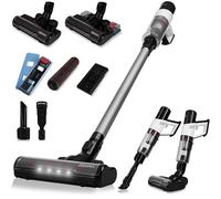 Zeegma ZONDER KLAAR Base Aspirador Vertical sin Sable 250W, Funcionamiento hasta 55 min., 3 Modos de Funcionamiento, Cepillo Eléctrico LED Tecnología Smart Sensor de Polvo, Función de Limpieza