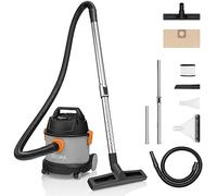 Zeegma ZONDER Pro Compact Aspirador en Seco y Húmedo, Aspirador Industrial Compacto 1000W, Contenedor 6 L, Ventosa Limpieza Tapicerías y Alfombras, Función Soplado, Aspiradora Industrial