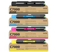 Zeejet VersaLink C7000 - Cartuchos de tóner de repuesto para impresora Xerox VersaLink C7000 C7000DN C7000N 106R03757 106R03758 106R03759 106R03760 Toner de alta capacidad, paquete de 4 (negro, cian