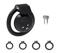 ZeeKoug Caja Protectora De Entrenamiento De Novedad, 4 TamañOs De Accesorios De Anillo, Dispositivo De Asistencia Sexual, Se Puede Llevar Durante Mucho Tiempo, Regalo De Pareja (Multi-Color)