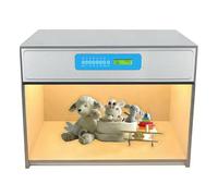 ZEEKYFOR Cabina de Evaluación de Color con Luces LED, Caja de Visualización, Cabina de Luz para Igualación de Color, Puede Probar el Mismo Color y Diferentes Espectros 6 Light Source