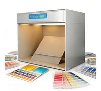 ZEEKYFOR Gabinete de Igualación de Color, Controlador de Color, Caja de Luz para Impresión Textil y Evaluación del Colors, para Cerámica, Calzado y Cuero 4 Light Source