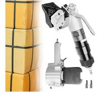 ZEEKYFOR máquina Neumática para Flejado metálico de Acero, con Funciones de Tensado, Sellado (Engaste) y Corte 19mm/0.75"