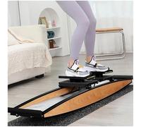 ZEEKYFOR Simulador de Piernas para Esquí en Interiores con Bastón y Alfombrilla, máquina de Esquí para Ejercicio, Resistencia Ajustable, Carga de 150 kg