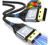 ZEENVIC Cable Displayport 1.4 5M - 8K Cable DP 8K@60Hz, 4K@165Hz,2K@240Hz/165Hz/144Hz, HBR3 32.4Gbps, HDR, DSC 1.2, HDCP 2.2, G-Sync&FreeSync, Compatible con PC Monitor Pantallas de Juego