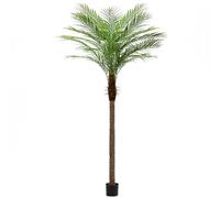 ZEEOZE 240 cm Palmera Artificial Phoenix Palmeras Artificiales Altas con 18 Hojas Ajustables Plantas Artificiales Phoenix para Patio Exterior Piscina Oficina en Casa Salón Jardín (1 Unidad, 240 cm)