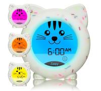 Zeepy - Reloj infantil de 4 fases para aprendizaje de sueño (despertar infantil, educativo, día/noche y luz nocturna, USB para bebé, regalo de nacimiento ideal - Kip Le Chaton