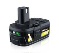 ZEERISA Batería de litio de 5.0 Ah 18 V P108 de repuesto compatible con Ryobi 18V Batería ONE+ Plus P108 P102 P103 P104 P105 P107 P109 P122 PBP005 RB18L50 Herramientas eléctricas inalámbricas (paquete