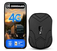 Zeerkeer 4G Localizador GPS para Coche con Imán Batería de 20000 mAh