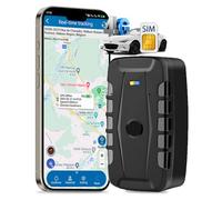 Zeerkeer GPS Tracker para Automóvil 4G con Tarjeta SIM, Tiempo Real, Batería 20000mAh de Larga Duración, Instalación Magnética, Seguimiento de 6 Meses, App Gratis