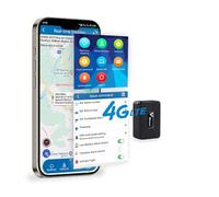 Zeerkeer Mini GPS Tracker 4G con Tarjeta SIM Gratis Localizador GPS para Coche App para Niños/Ancianos Historial de 6 Meses Magnético ImpermeableTK913