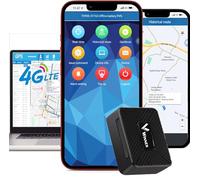 Zeerkeer Mini localizador, GPS Tracker Adecuado para Diversos entornos, fácil de Transportar, 4GTK913, batería de 1500 mAh, Viene con aplicación/Sitio Web, no Requiere suscripción