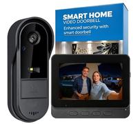 Zeerkeer Videoportero Inalámbrico Exterior Impermeable con Cámara 1080P Visión Nocturna Campainha Sem Fios Timbre Casa Ring Doorbell Seguridad Residencial