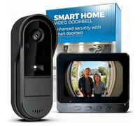 Zeerkeer Videoportero Inalámbrico Exterior Impermeable con Cámara 1080P Visión Nocturna Campainha Sem Fios Timbre Casa Ring Doorbell Seguridad Residencial