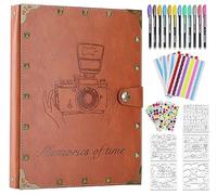 ZEEYUAN - Álbum de fotos para álbumes de recortes (60 páginas, 12 hojas, pegatinas, regalo para Navidad, Día de la Madre)