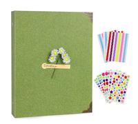 ZEEYUAN Libro de fotos para personalizar, álbum de fotos de 60 páginas, con esquinas de fotos como bonito regalo para mujeres, mamá, abuela, hermana, hija, tía, compañera